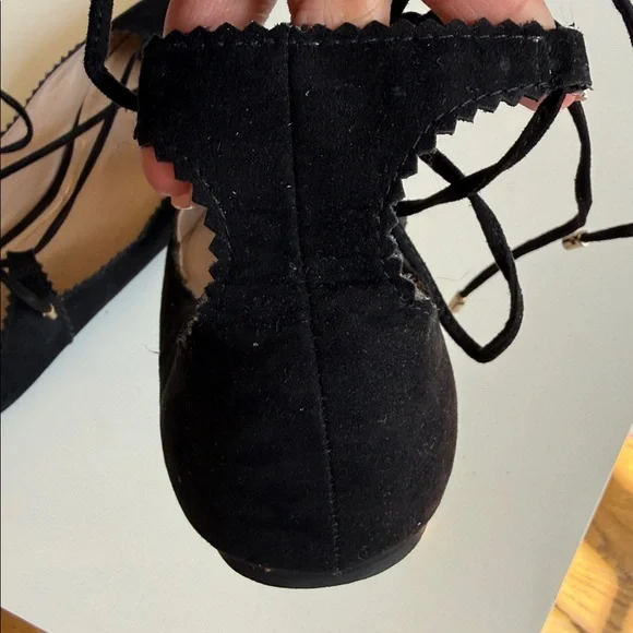 Top shop suede lace up flats size 10/41 - Picture 6 of 8